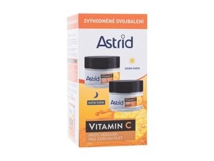 Näokreemide komplekt küpsele nahale Astrid Vitamiin C naistele: päevakreem, 50 ml + öökreem, 50 ml hind ja info | Astrid Näohooldus | hansapost.ee