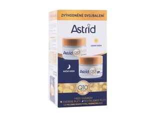 Näokreemide komplekt küpsele nahale Astrid Q10 Miracle naistele: päevakreem, 50 ml + öökreem, 50 ml price and information | Face creams | hansapost.ee