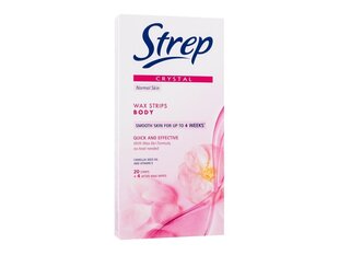 Восковые полоски для депиляции Strep Body Quick And Effective Crystal для женщин, 20 шт. цена и информация | Средства для депиляции | hansapost.ee