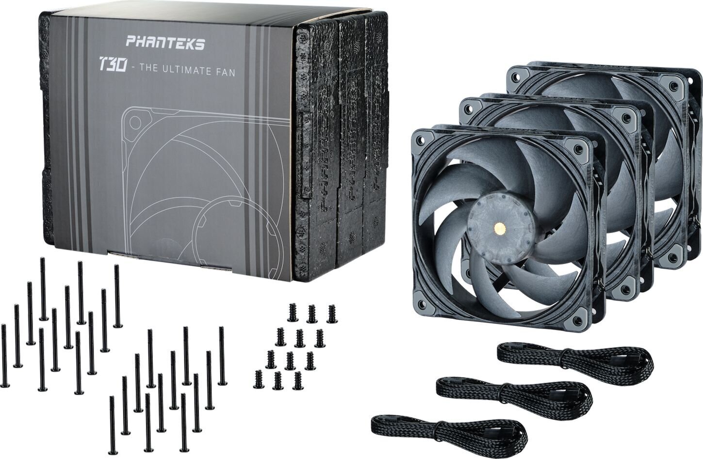 Phanteks T30 PWM PH-F120T30_BG_3P цена и информация | Arvuti ventilaatorid | hansapost.ee
