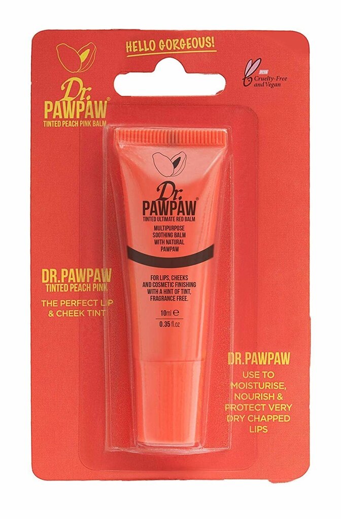 Multifunktsionaalne palsam tooniga Dr. PawPaw Peach Pink 10 ml цена и информация | Huulekosmeetika | hansapost.ee