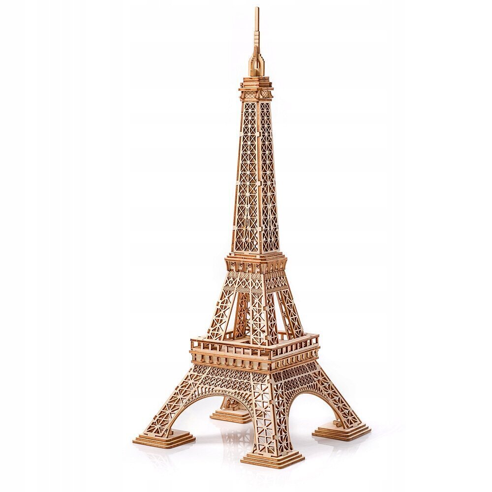 3D puidust konstruktor Eiffeli torn, 122 tk цена и информация | Klotsid ja konstruktorid | hansapost.ee