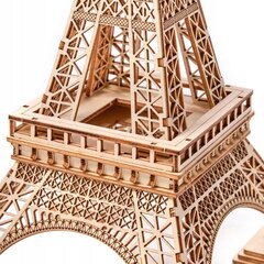 Деревянный 3D конструктор Эйфелева башня, 122 детали цена и информация | Конструкторы и кубики | hansapost.ee