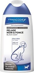 Šampoon tumeda karvaga koertele Francodex, 1 l hind ja info | Karvahoolduseks | hansapost.ee