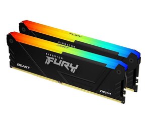 Kingston Fury Beast RGB KF432C16BB2AK2/64 цена и информация | Объём памяти (RAM) | hansapost.ee