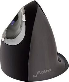 Evoluent VerticalMouse D Large, must/hall цена и информация | Arvutihiired | hansapost.ee