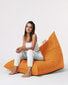 Kott-tool Pyramid Big Bed Pouf, oranž hind ja info | Kott-toolid, tumbad, järid | hansapost.ee