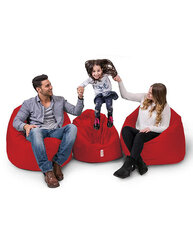 Kott-tool Iyzi 100 Cushion Pouf, punane цена и информация | Кресла-мешки и пуфы | hansapost.ee