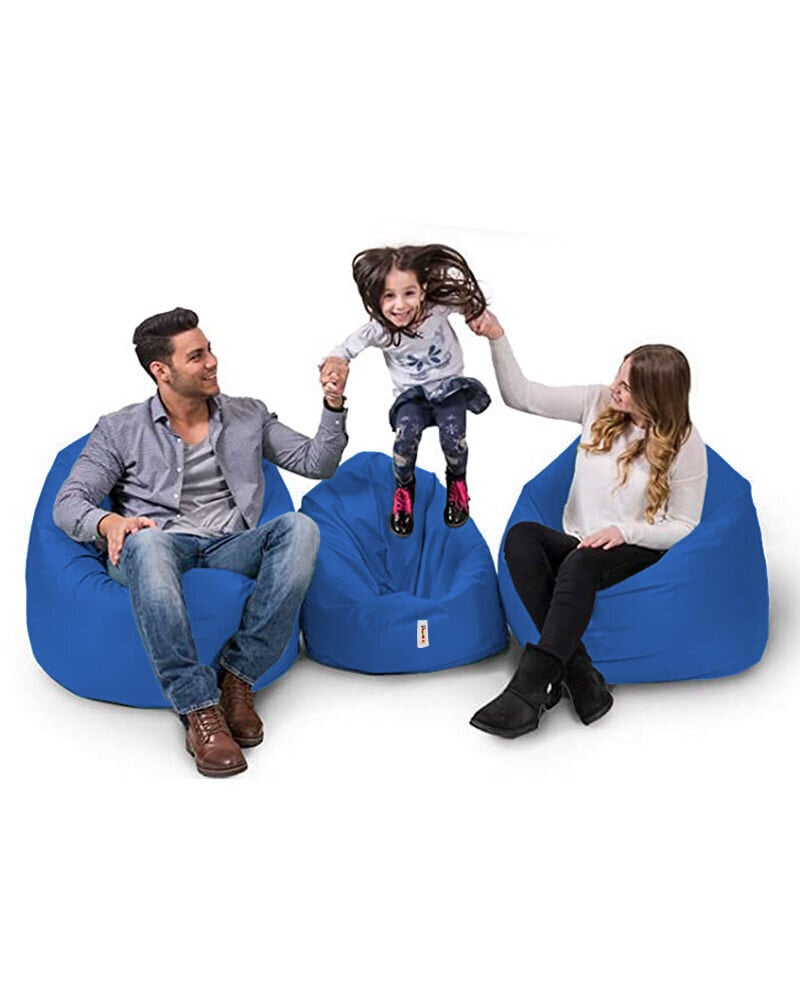 Kott-tool Iyzi 100 Cushion Pouf, sinine hind ja info | Kott-toolid, tumbad, järid | hansapost.ee