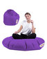 Kott-tool Iyzi 100 Cushion Pouf, lilla hind ja info | Kott-toolid, tumbad, järid | hansapost.ee