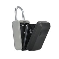 Lukk võtmekarbiga Brihard Key Lock Box All Season, 145x100x57 mm, must hind ja info | Seifid | hansapost.ee