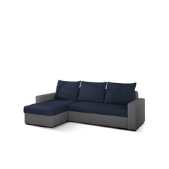 Универсальный угловой диван Livio темно-синий/серый цена и информация | Угловые диваны | hansapost.ee