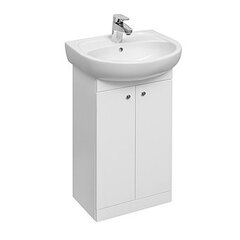 Шкафчик для ванной с раковиной Kolo Solo 50 см, белый цена и информация | Шкафчики для ванной | hansapost.ee