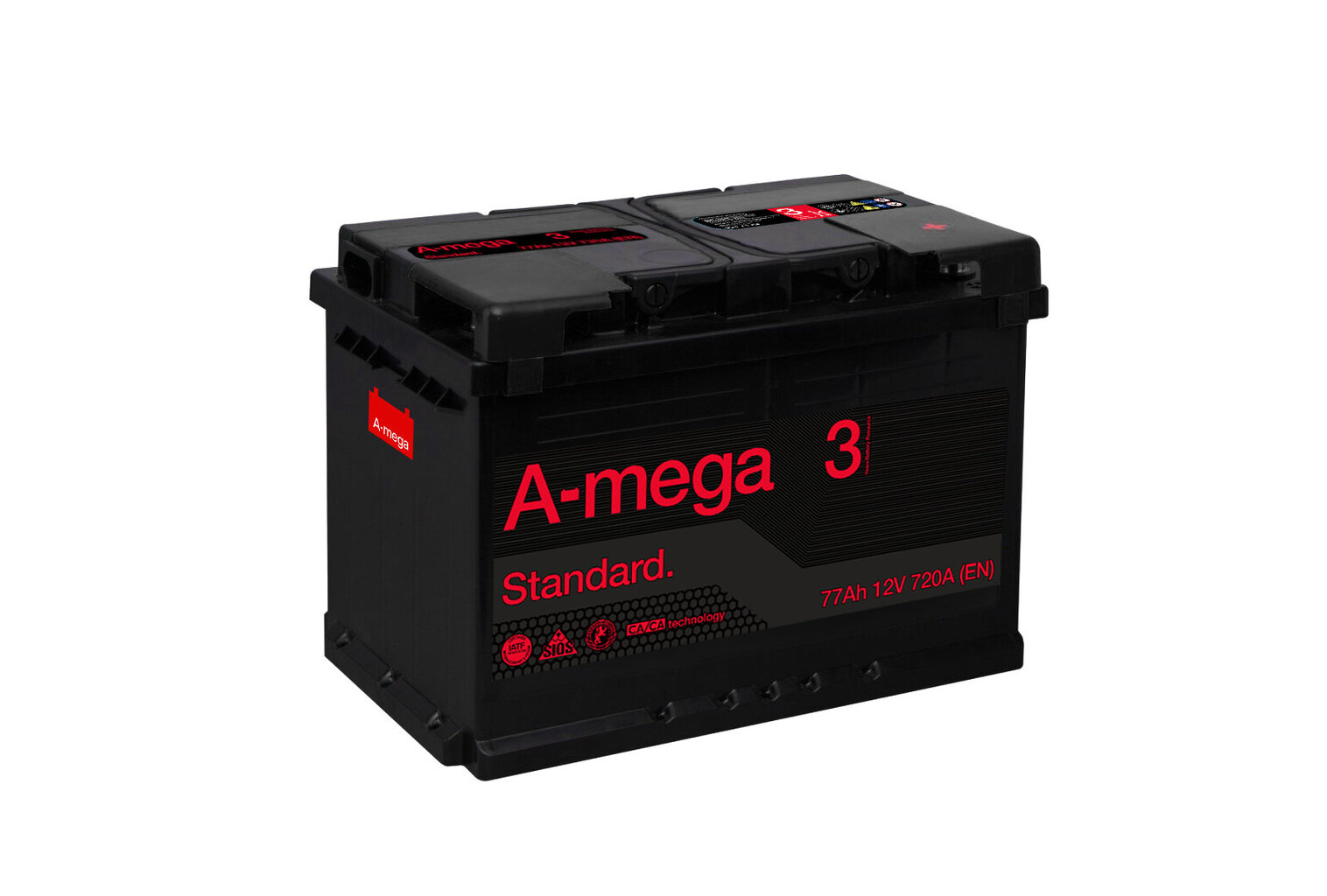 Aku A-MEGA Standard 77Ah 720A hind ja info | Autoakud | hansapost.ee