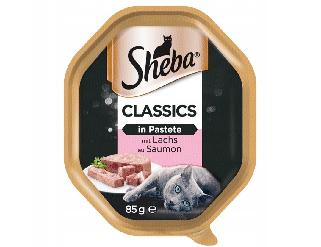 Sheba Classics kassidele koos lõhega, 20x85 g цена и информация | Kassikonservid | hansapost.ee