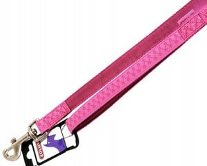 Поводок для собак Zolux Mac Leather, 20 мм/1,2 м, розовый цвет цена и информация | Поводки для собак | hansapost.ee