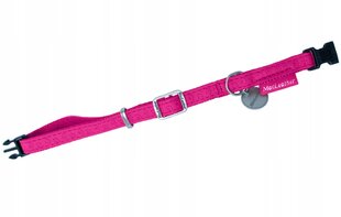 Ошейник для собак Zolux Mac Leather, 20 мм, розовый цвет цена и информация | Ошейники, подтяжки для собак | hansapost.ee