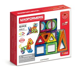 Магнитный конструктор MAGFORMERS, 42 дет. цена и информация | Конструкторы и кубики | hansapost.ee