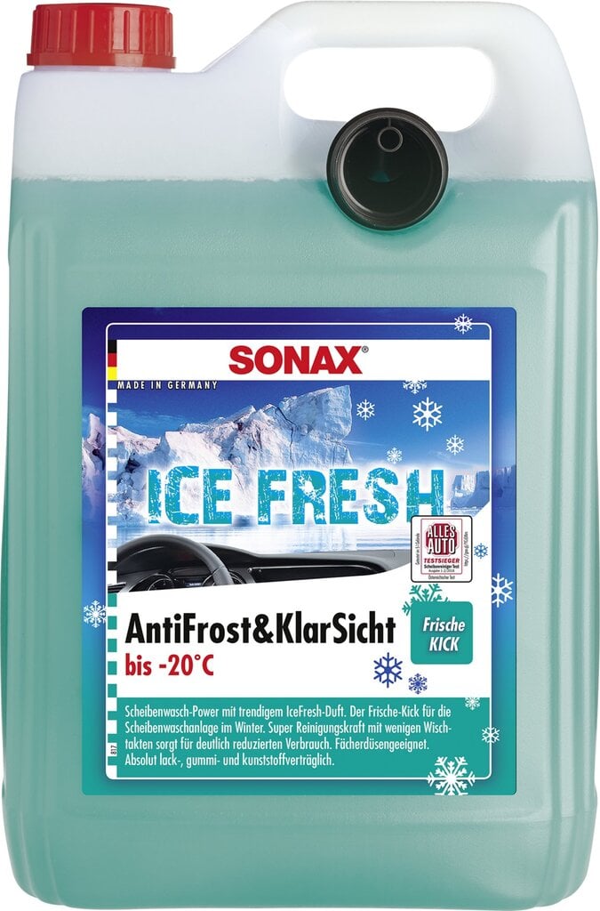 Sonax talvine aknapesuvedelik "Ice Fresh" -20°C, 5L цена и информация | Klaasipesuvedelikud ja jahutusvedelikud | hansapost.ee
