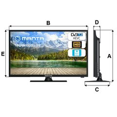 Манта 19LHN123D цена и информация | Телевизоры | hansapost.ee
