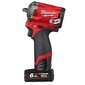 Milwaukee M12 FIW38-0 aku löökvõti 12 V 339 Nm 3/8" hind ja info | Akutrellid, puurid ja kruvikeerajad | hansapost.ee