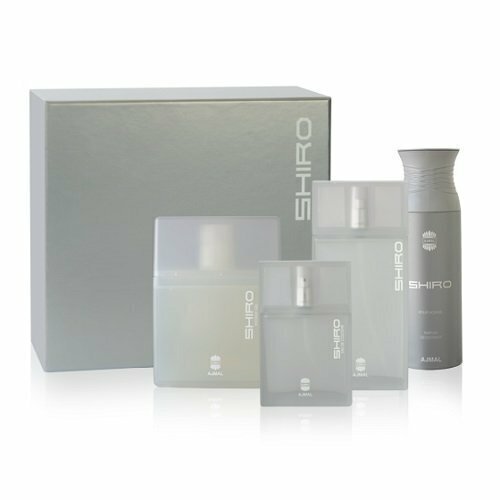 Komplekt Ajmal Shiro meestele: parfüümvesi EDP, 90 ml + dušigeel, 225 ml + deodorant, 200 ml + habemeajamisjärgne palsam, 50 ml hind ja info | Parfüümid meestele | hansapost.ee