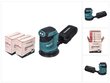 Makita DBO 180 Z aku ekstsentriline lihvmasin 18 V 125 mm + 2x Toolbrothers TURTLE lihvimiskomplekt - ilma akuta. ilma laadijata hind ja info | Lihvmasinad | hansapost.ee