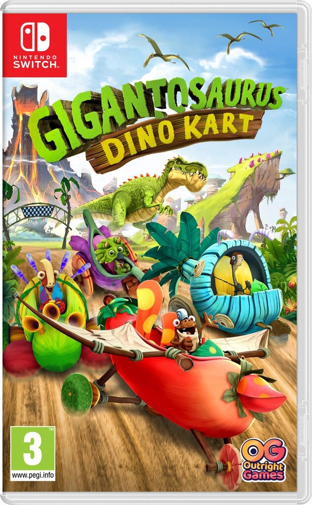 Gigantosaurus: Dino Kart, Bibtendo Switch цена и информация | Konsooli- ja arvutimängud | hansapost.ee