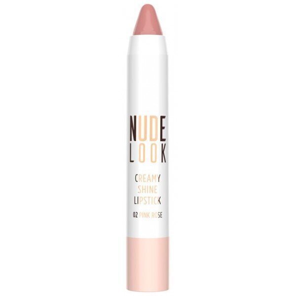 Kreemjas huulepulk Golden Rose Nude Look Creamy Shine 3,5 g, 02 Pink Rose hind ja info | Huulekosmeetika | hansapost.ee