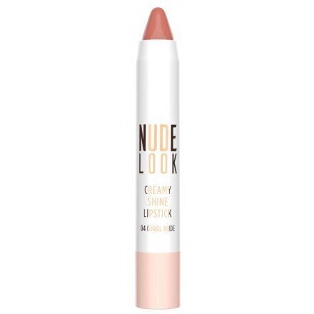 Kreemjas huulepulk Golden Rose Nude Look Creamy Shine 3,5 g, 04 Coral Nude цена и информация | Huulekosmeetika | hansapost.ee