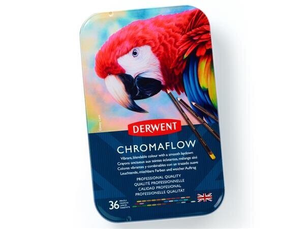 Värvipliiats Derwent Chromaflow 36 tk цена и информация | Kunstitarbed, voolimise tarvikud | hansapost.ee