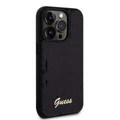 Чехол Guess для iPhone 14 Pro Max 6,7 GUHCP14XPSFDGSK HC SEQUIN SCRIPT METAL BLACK цена и информация | Чехлы для телефонов | hansapost.ee