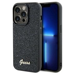 Чехол Guess для iPhone 14 Pro Max 6,7 GUHCP14XPMSDGSK HC PU DISCO SCRIPT METAL BLACK цена и информация | Чехлы для телефонов | hansapost.ee