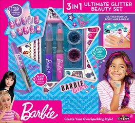 Kosmeetikakomplekt tüdrukutele Barbie Ultimate Glitter Beauty Style, 1 tk hind ja info | Laste ja ema kosmeetika | hansapost.ee