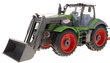 Kaugjuhitav traktor haagisega, 1:28, roheline цена и информация | Mänguasjad poistele | hansapost.ee
