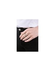 Troli Двойное минималистское кольцо из серебряной стали цена и информация | Кольцо | hansapost.ee