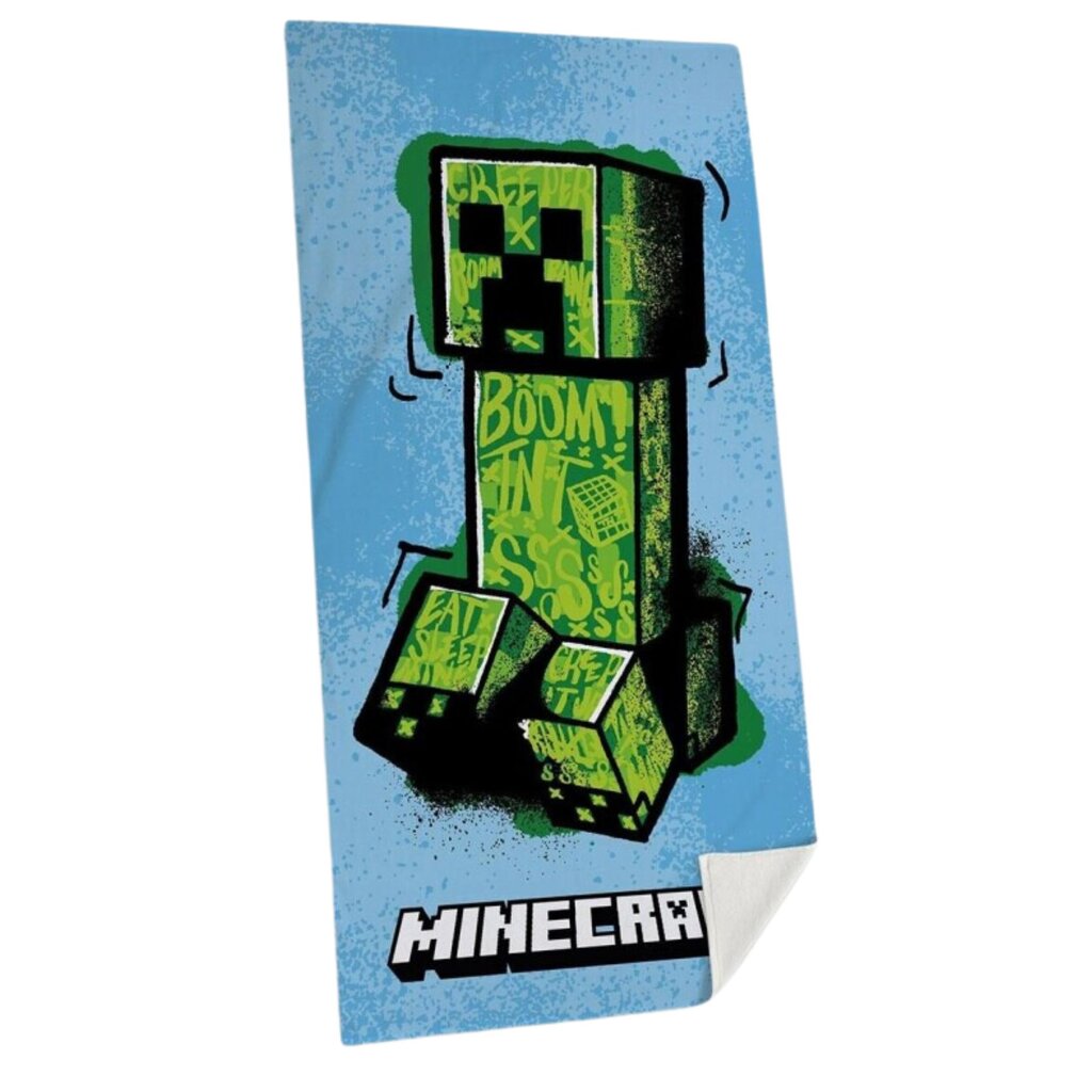 Kids Euroswan Beach towel 70x140cm cotton Minecraft MNC-437T hind ja info | Fännitooted mänguritele | hansapost.ee