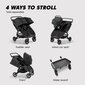 Kahene jalutuskäru Baby Jogger City Mini GT 2, jet цена и информация | Vankrid, jalutuskärud | hansapost.ee