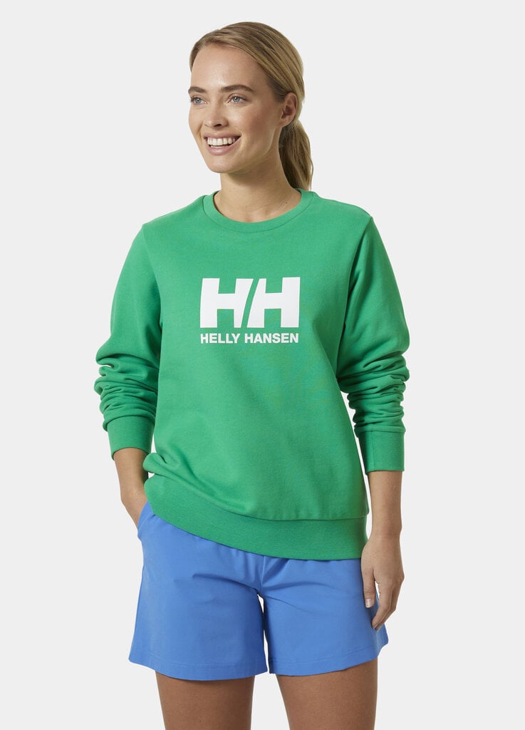 Helly Hansen naiste dressipluus CREW, roheline цена и информация | Pusad naistele | hansapost.ee