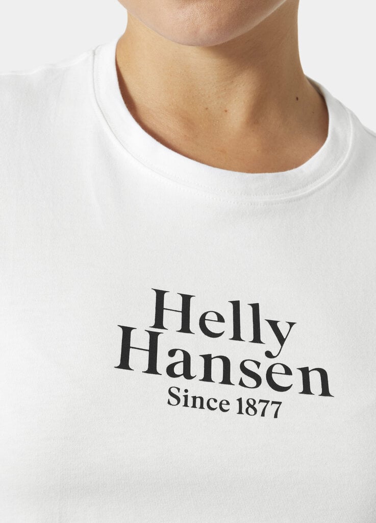 Helly Hansen naiste T-särk GRAPHIC, valge цена и информация | T-särgid naistele | hansapost.ee