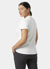 Женская футболка Helly Hansen Graphic, белый цвет цена и информация | Женские футболки | hansapost.ee