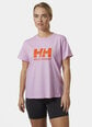 Женская футболка Helly Hansen HH LOGO, розовый цвет