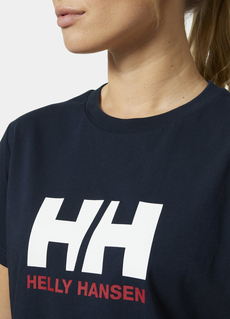 Helly Hansen naiste T-särk HH LOGO, tumesinine цена и информация | T-särgid naistele | hansapost.ee