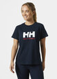 Женская футболка Helly Hansen HH LOGO, темно-синий цвет