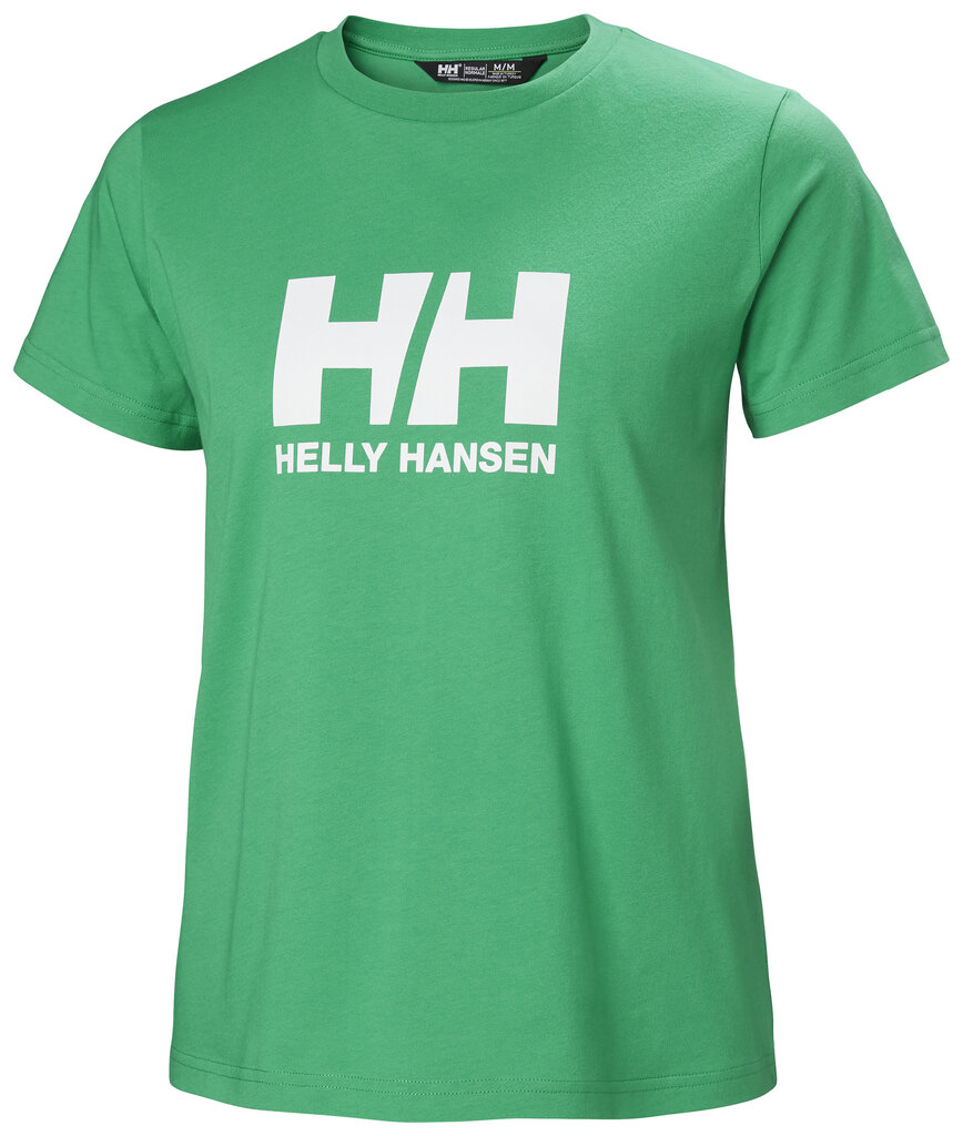 Helly Hansen naiste T-särk HH LOGO, roheline hind ja info | T-särgid naistele | hansapost.ee