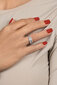 Brilio Silver kullatud sõrmus läbipaistvate tsirkoonidega RI120Y hind ja info | Sõrmused | hansapost.ee