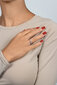 Brilio Silver kullatud sõrmus värviliste tsirkoonidega RI116YRBW hind ja info | Sõrmused | hansapost.ee