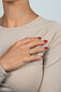 Brilio Silver kullatud sõrmus läbipaistvate tsirkoonidega RI121Y цена и информация | Sõrmused | hansapost.ee