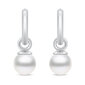 Brilio Silver 2in1 hõbedased kõrvarõngad ehtsa pärliga EA988W цена и информация | Kõrvarõngad | hansapost.ee