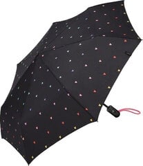 Naiste kokkupandav vihmavari Easymatic Light 58694, must цена и информация | Женские зонты | hansapost.ee